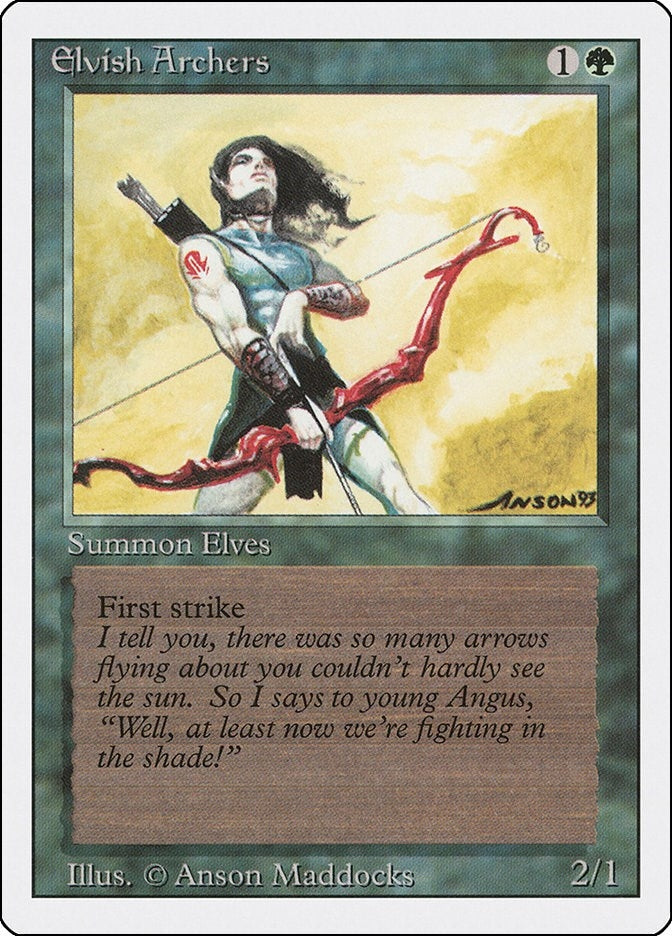 Image for Elvish Archers [Revised Edition] - Magic: The Gathering