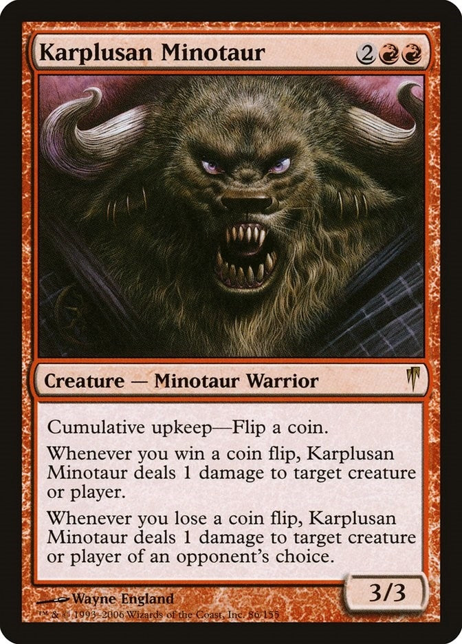 Image for Karplusan Minotaur (86) [Coldsnap] - Magic: The Gathering