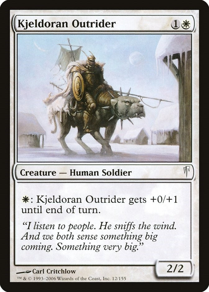 Image for Kjeldoran Outrider (12) [Coldsnap] - Magic: The Gathering