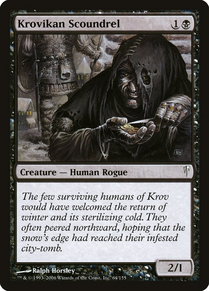 Image for Krovikan Scoundrel (64) [Coldsnap] - Magic: The Gathering