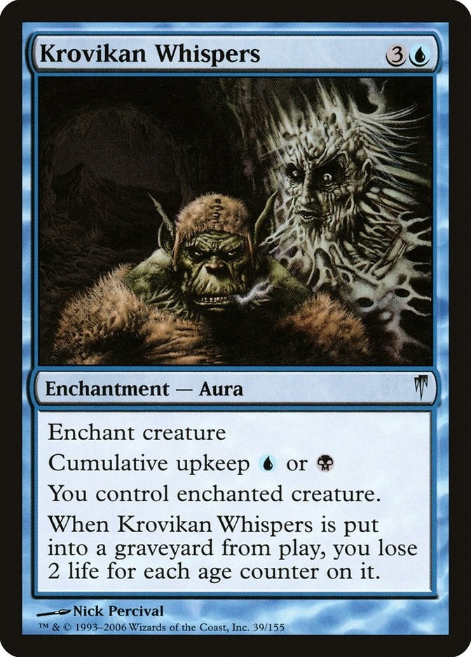 Image for Krovikan Whispers (39) [Coldsnap] - Magic: The Gathering