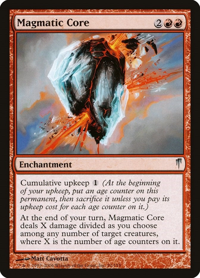 Image for Magmatic Core (91) [Coldsnap] - Magic: The Gathering