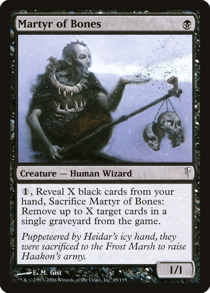 Image for Martyr of Bones (65) [Coldsnap] - Magic: The Gathering