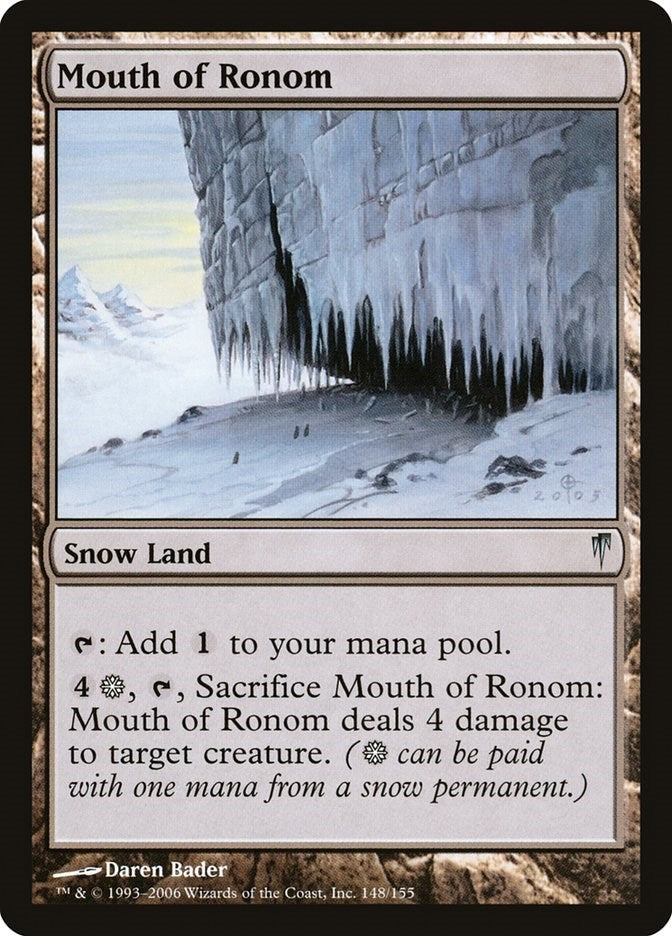 Image for Mouth of Ronom (148) [Coldsnap] - Magic: The Gathering