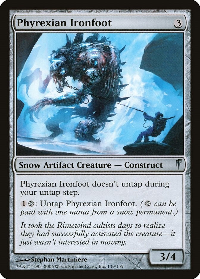 Image for Phyrexian Ironfoot (139) [Coldsnap] - Magic: The Gathering