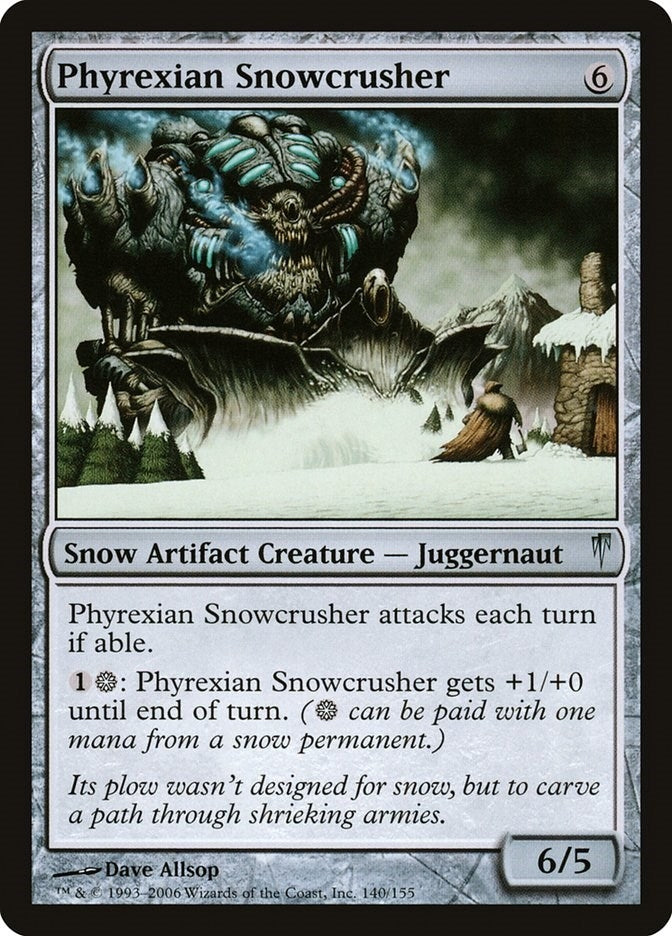 Image for Phyrexian Snowcrusher (140) [Coldsnap] - Magic: The Gathering