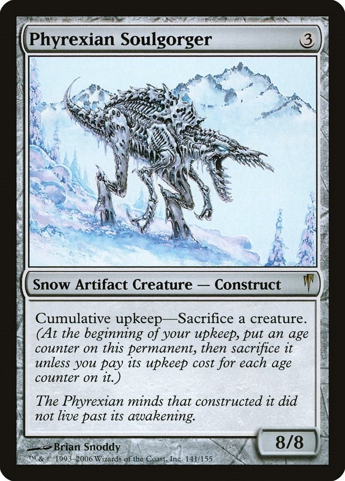 Image for Phyrexian Soulgorger (141) [Coldsnap] - Magic: The Gathering