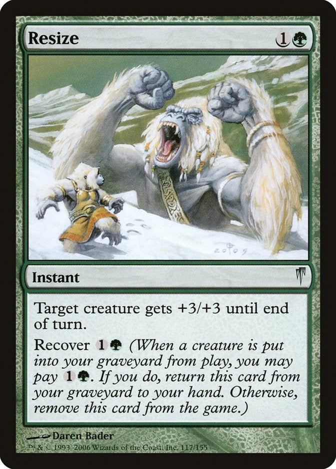 Image for Resize (117) [Coldsnap] - Magic: The Gathering