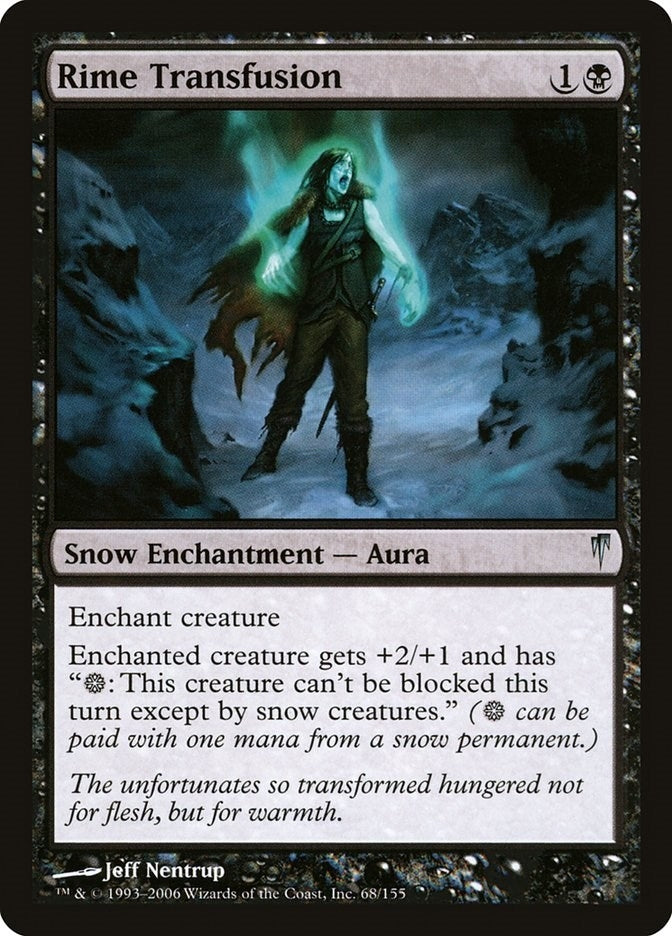 Image for Rime Transfusion (68) [Coldsnap] - Magic: The Gathering