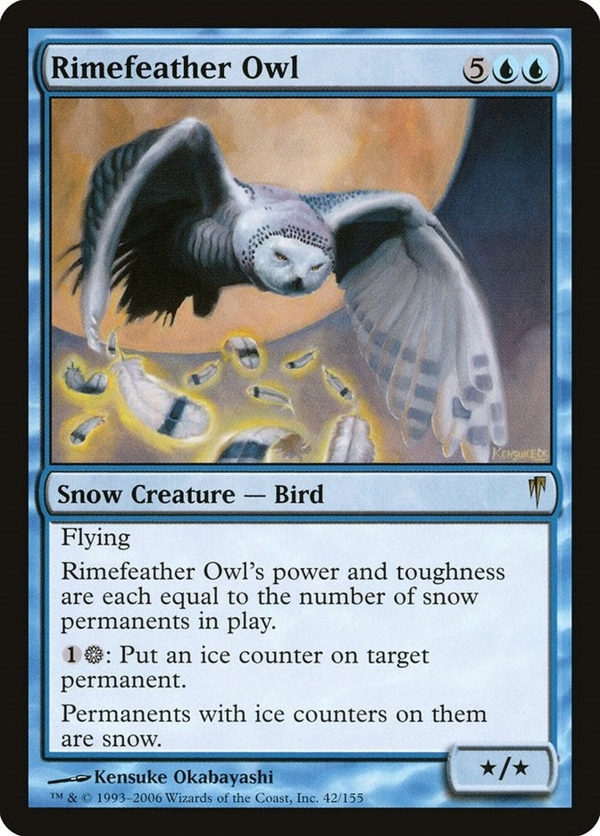 Image for Rimefeather Owl (42) [Coldsnap] - Magic: The Gathering