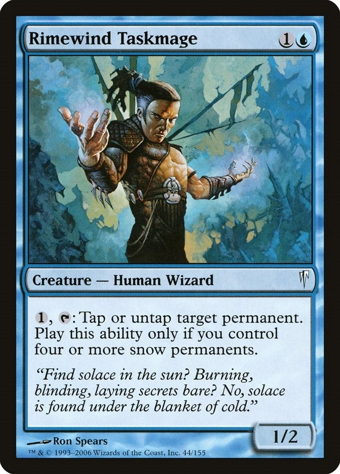 Image for Rimewind Taskmage (44) [Coldsnap] - Magic: The Gathering