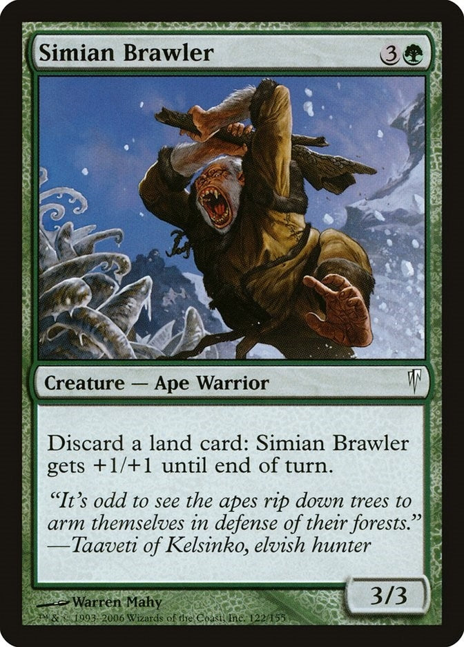 Image for Simian Brawler (122) [Coldsnap] - Magic: The Gathering
