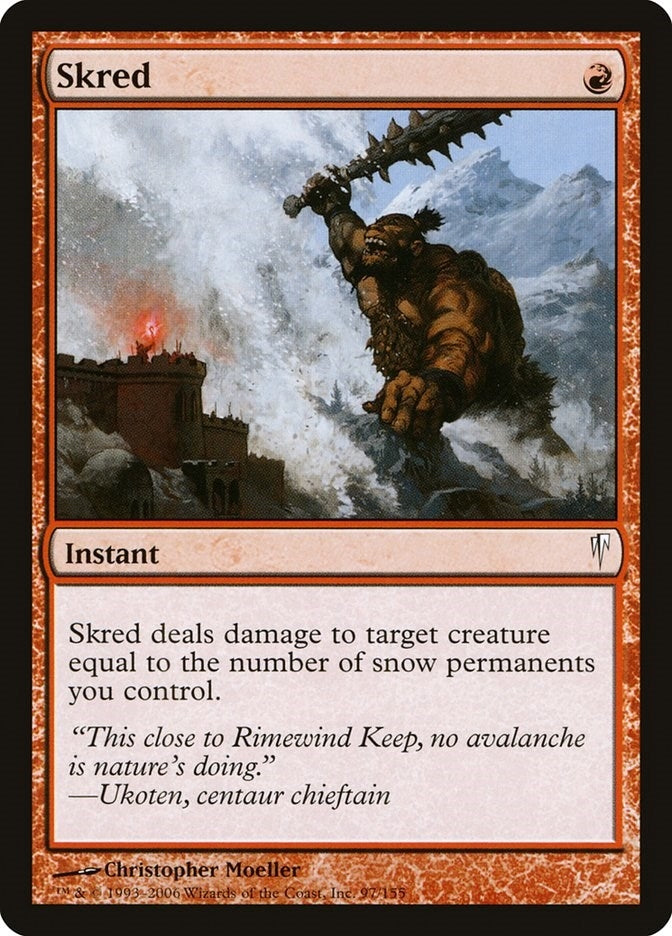 Image for Skred (97) [Coldsnap] - Magic: The Gathering
