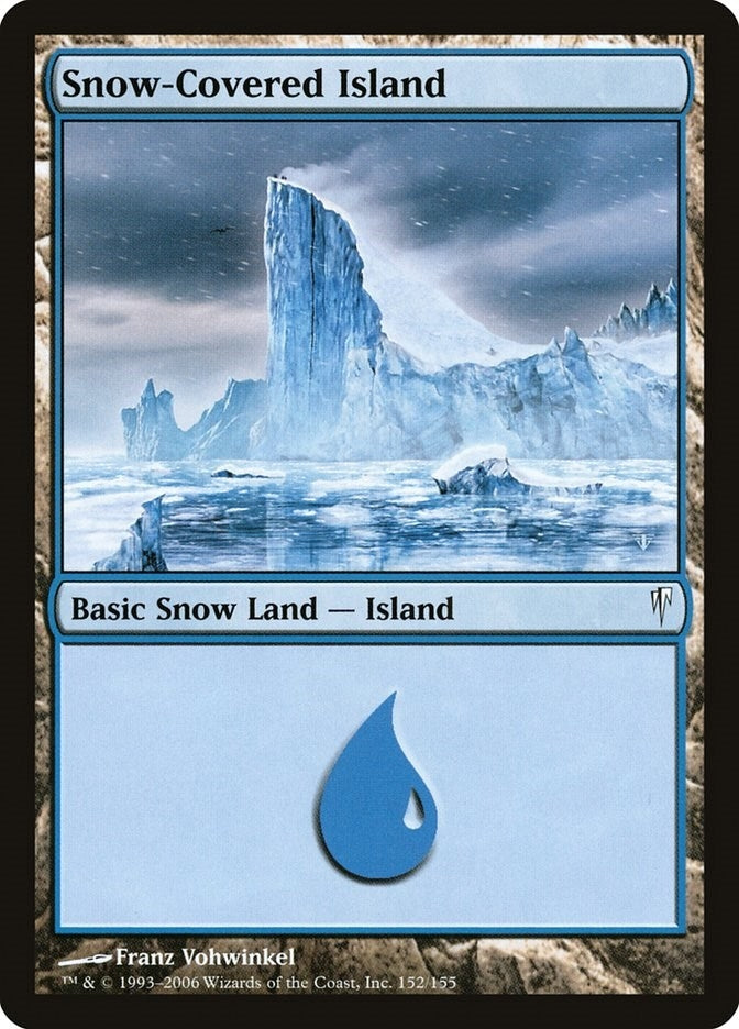 Image for Snow-Covered Island (152) [Coldsnap] - Magic: The Gathering