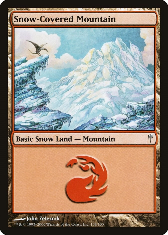 Image for Snow-Covered Mountain (154) [Coldsnap] - Magic: The Gathering