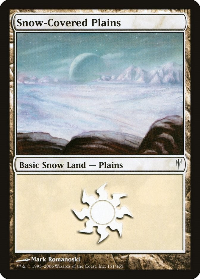 Image for Snow-Covered Plains (151) [Coldsnap] - Magic: The Gathering
