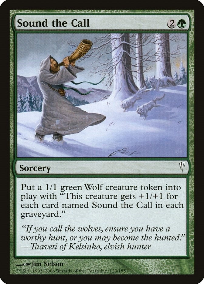 Image for Sound the Call (123) [Coldsnap] - Magic: The Gathering