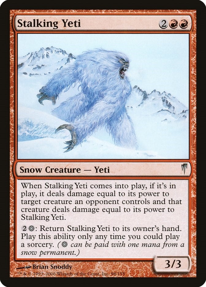 Image for Stalking Yeti (98) [Coldsnap] - Magic: The Gathering