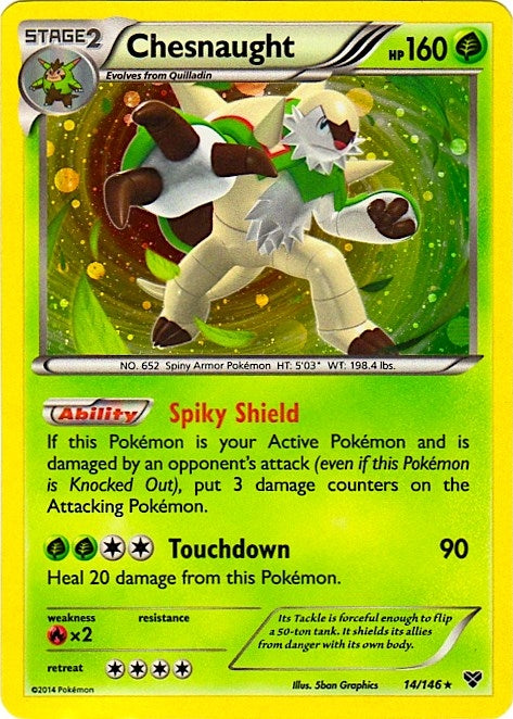 Image for Chesnaught - 14/146 (Cosmos Holo) (014/146) [Blister Exclusives] - Pokemon