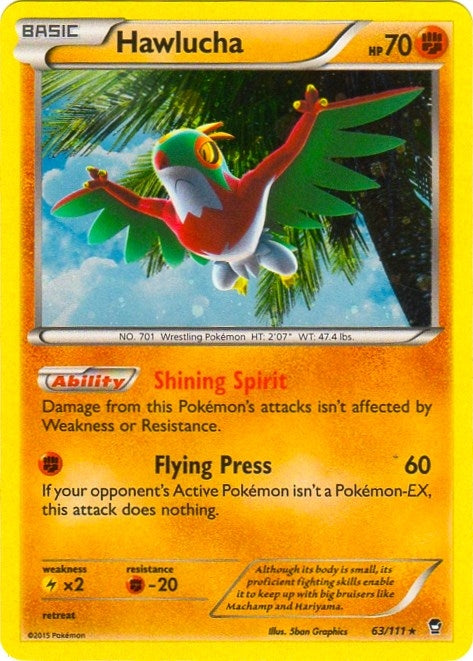 Image for Hawlucha - 63/111 (Cosmos Holo) (063/111) [Blister Exclusives] - Pokemon