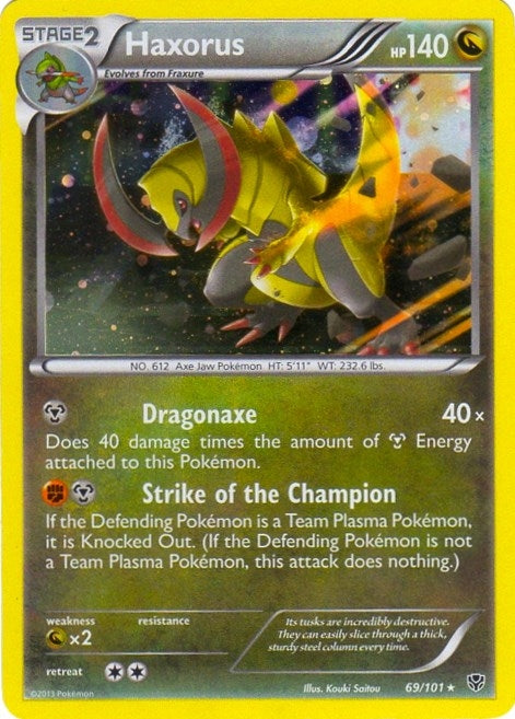 Image for Haxorus - 69/101 (Cosmos Holo) (069/101) [Blister Exclusives] - Pokemon