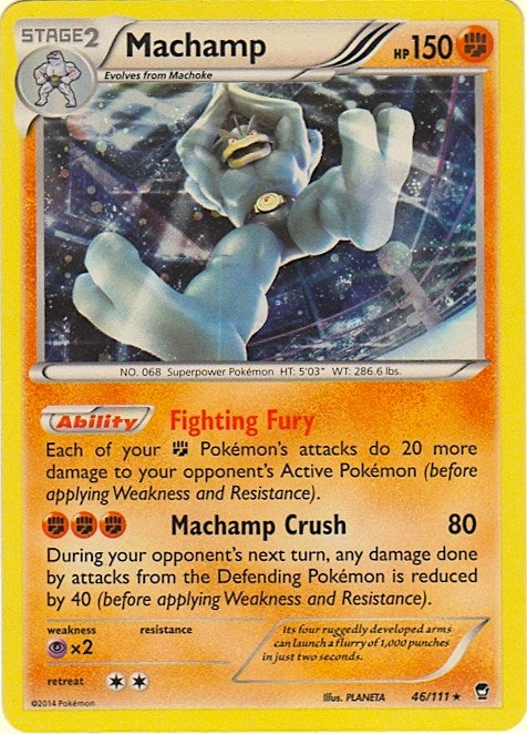 Image for Machamp - 46/111 (Cosmos Holo) (046/111) [Blister Exclusives] - Pokemon