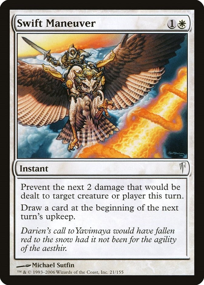 Image for Swift Maneuver (21) [Coldsnap] - Magic: The Gathering