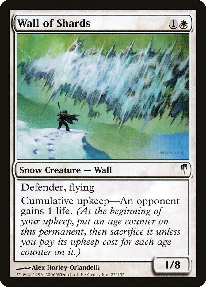 Image for Wall of Shards (23) [Coldsnap] - Magic: The Gathering