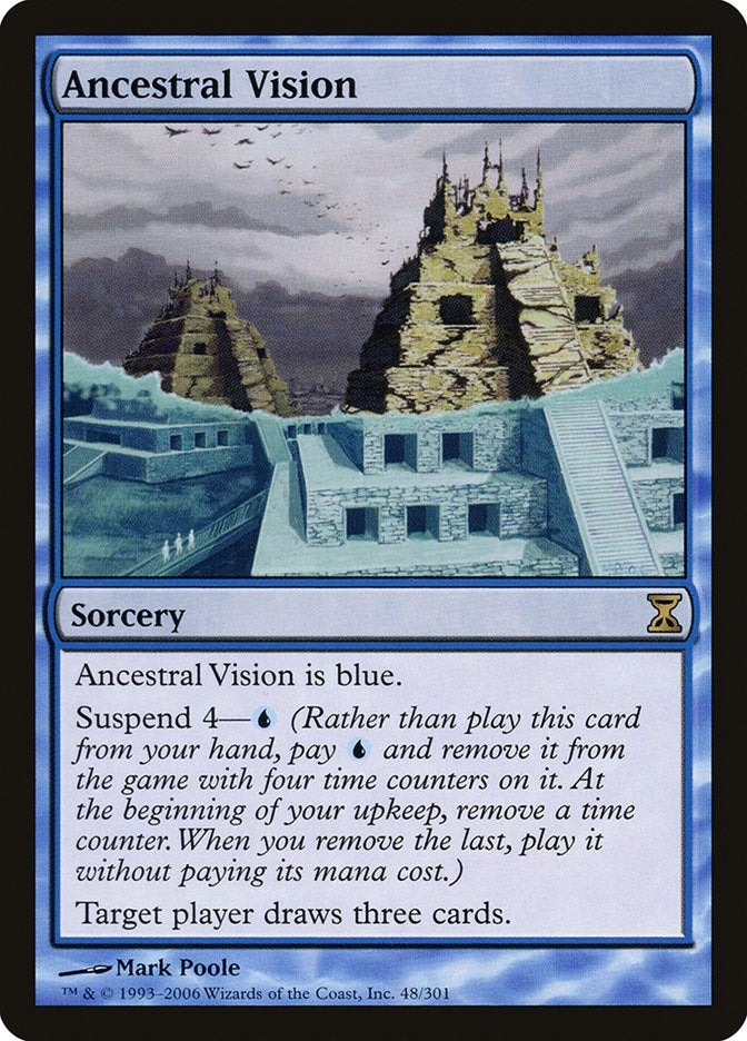 Image for Ancestral Vision (48) [Time Spiral] - Magic: The Gathering