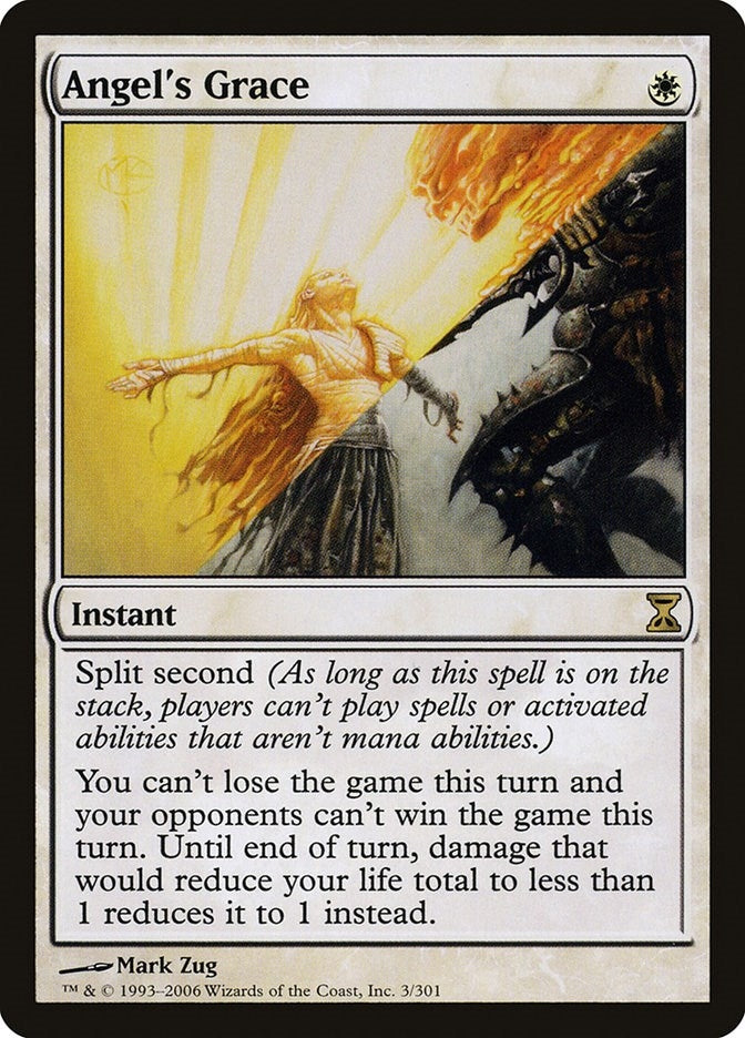 Image for Angel's Grace (3) [Time Spiral] - Magic: The Gathering
