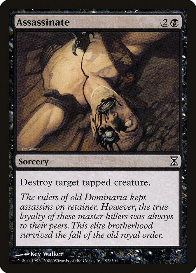 Image for Assassinate (95) [Time Spiral] - Magic: The Gathering