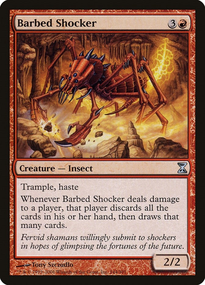 Image for Barbed Shocker (144) [Time Spiral] - Magic: The Gathering