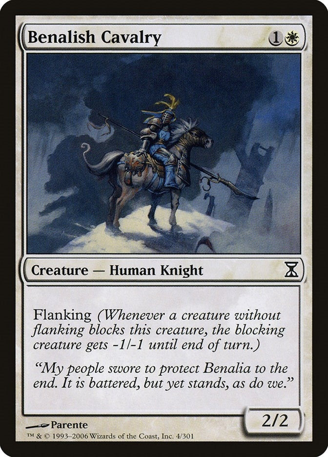 Image for Benalish Cavalry (4) [Time Spiral] - Magic: The Gathering