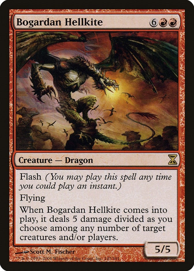 Image for Bogardan Hellkite (147) [Time Spiral] - Magic: The Gathering