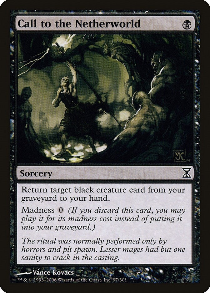 Image for Call to the Netherworld (97) [Time Spiral] - Magic: The Gathering