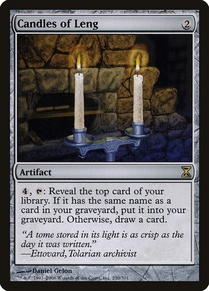 Image for Candles of Leng (250) [Time Spiral] - Magic: The Gathering