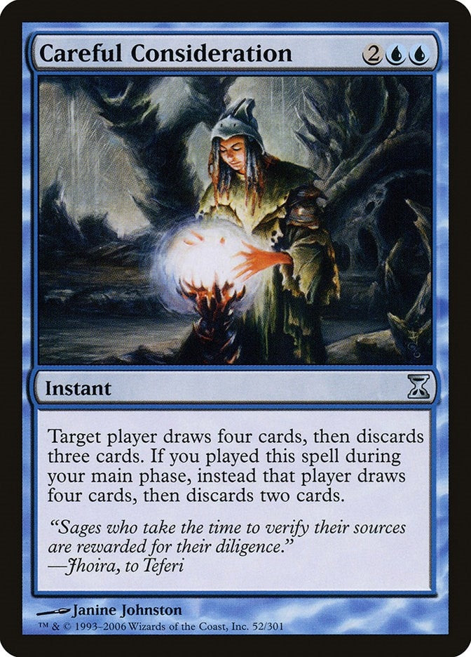 Image for Careful Consideration (52) [Time Spiral] - Magic: The Gathering
