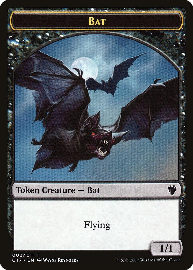 Image for Bat // Vampire Double-Sided Token (2 // 4) [Commander 2017] - Magic: The Gathering