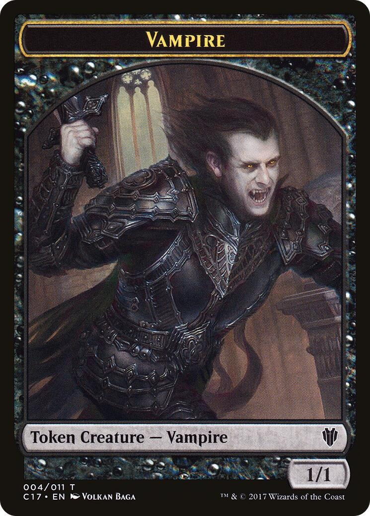 Image for Vampire // Zombie Double-sided Token (4 // 5) [Commander 2017] - Magic: The Gathering