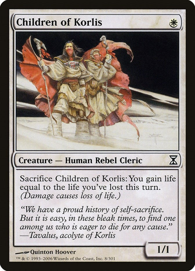 Image for Children of Korlis (8) [Time Spiral] - Magic: The Gathering
