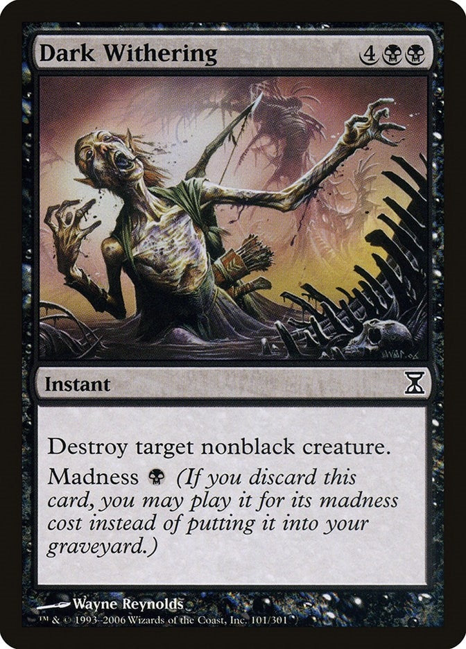 Image for Dark Withering (101) [Time Spiral] - Magic: The Gathering