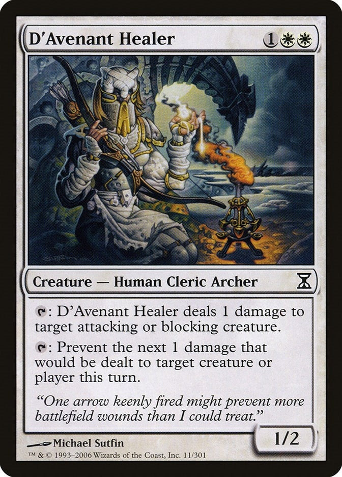 Image for D'Avenant Healer (11) [Time Spiral] - Magic: The Gathering