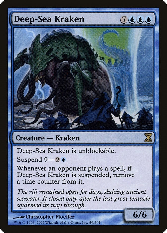 Image for Deep-Sea Kraken (56) [Time Spiral] - Magic: The Gathering
