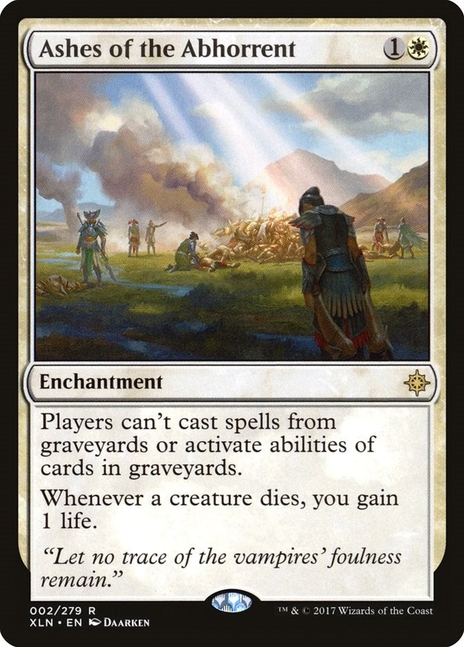 Image for Ashes of the Abhorrent (2) [Ixalan] - Magic: The Gathering