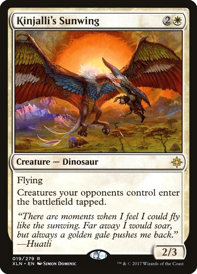 Image for Kinjalli's Sunwing (19) [Ixalan] - Magic: The Gathering