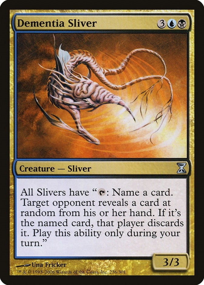 Image for Dementia Sliver (236) [Time Spiral] - Magic: The Gathering