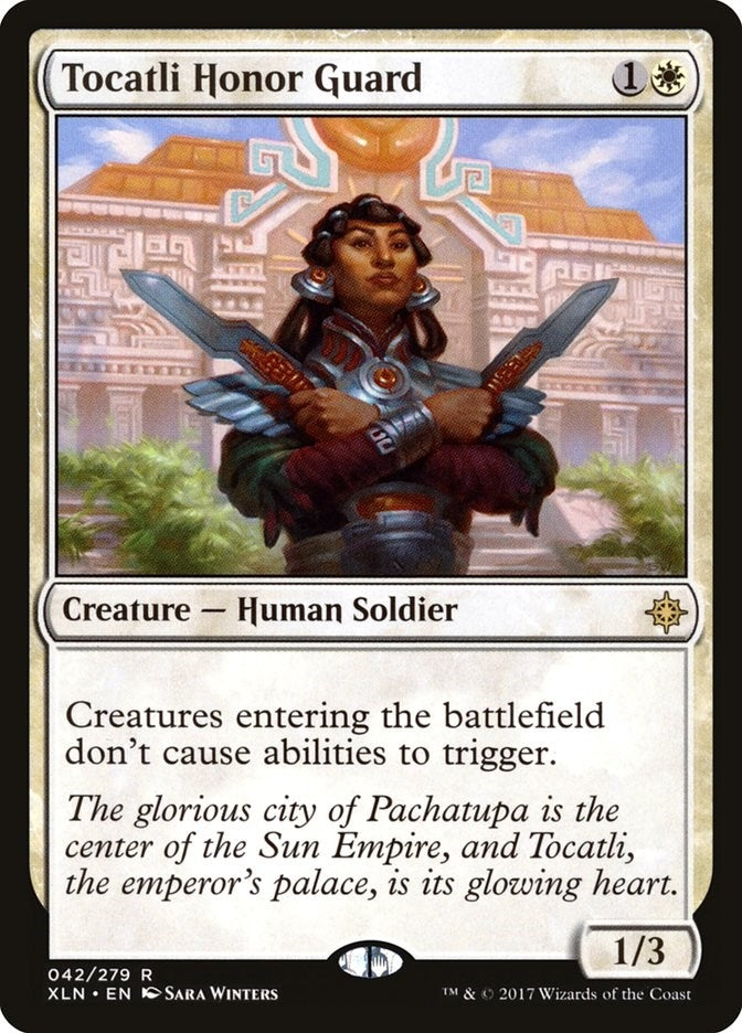 Image for Tocatli Honor Guard (42) [Ixalan] - Magic: The Gathering