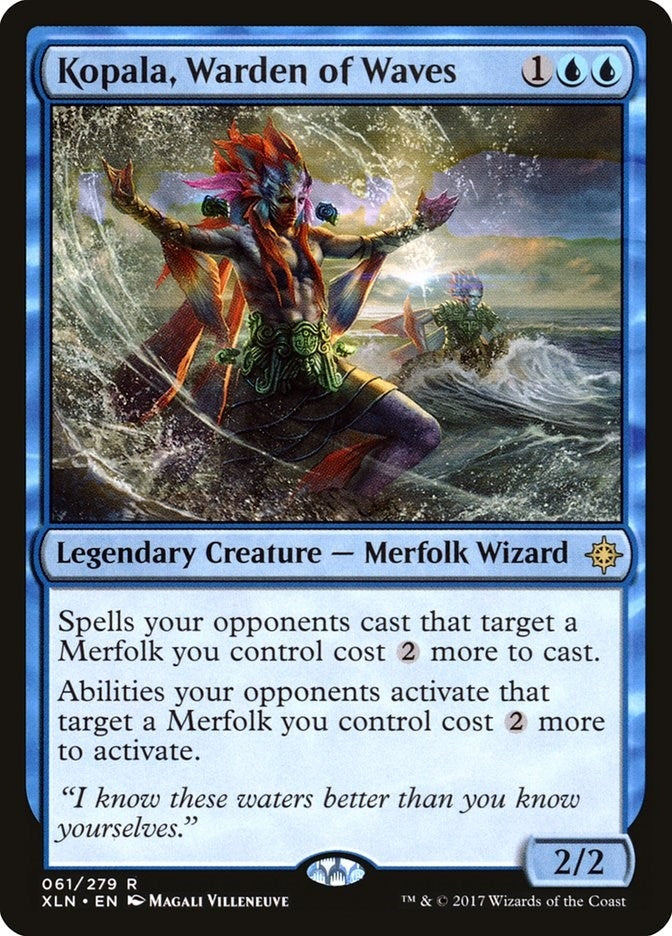 Image for Kopala, Warden of Waves (61) [Ixalan] - Magic: The Gathering
