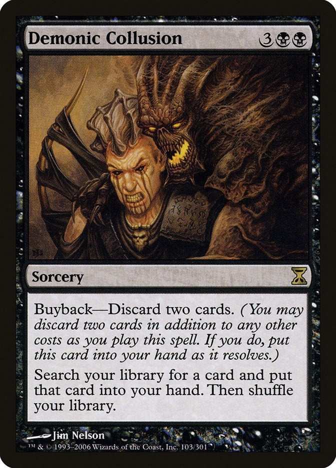 Image for Demonic Collusion (103) [Time Spiral] - Magic: The Gathering