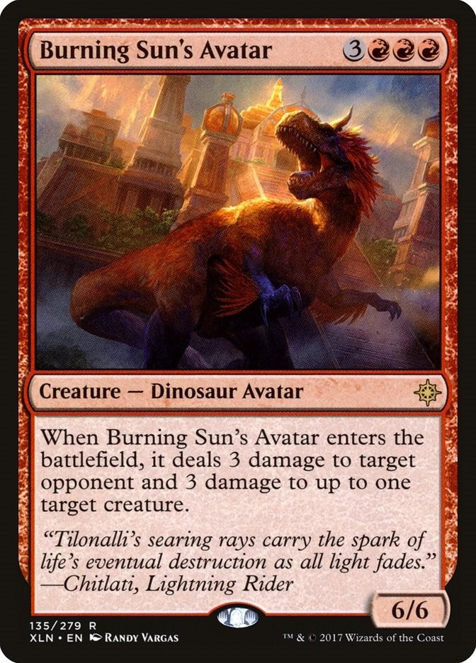 Image for Burning Sun's Avatar (135) [Ixalan] - Magic: The Gathering